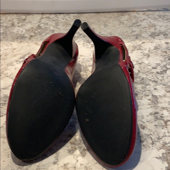 Ruby red high heels - Picture 5 of 6